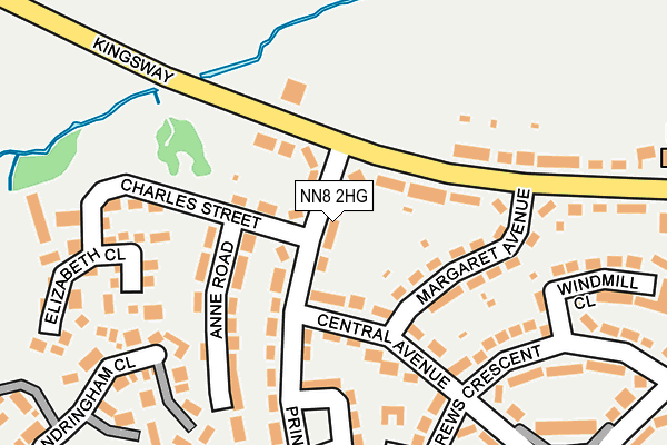 NN8 2HG map - OS OpenMap – Local (Ordnance Survey)