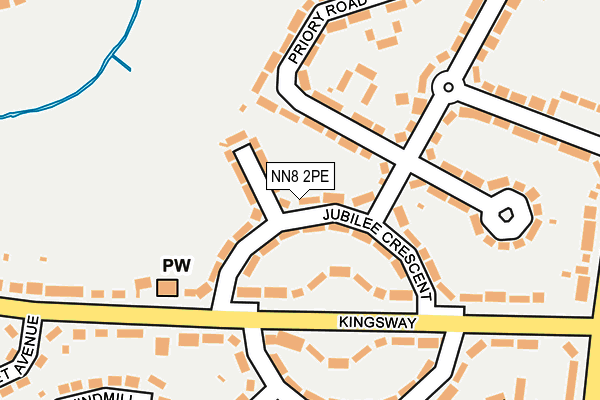 NN8 2PE map - OS OpenMap – Local (Ordnance Survey)