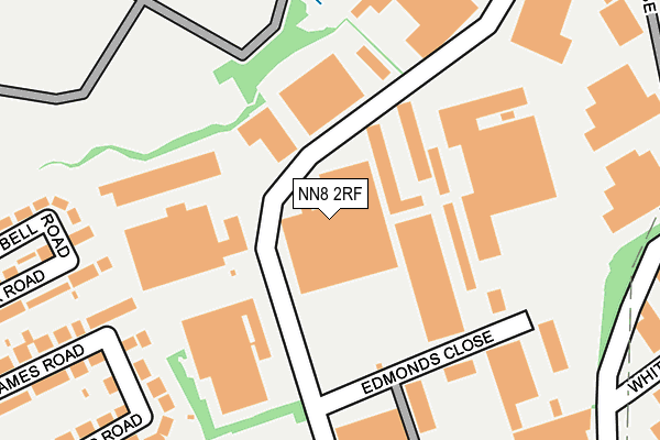 NN8 2RF map - OS OpenMap – Local (Ordnance Survey)