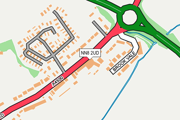 NN8 2UD map - OS OpenMap – Local (Ordnance Survey)