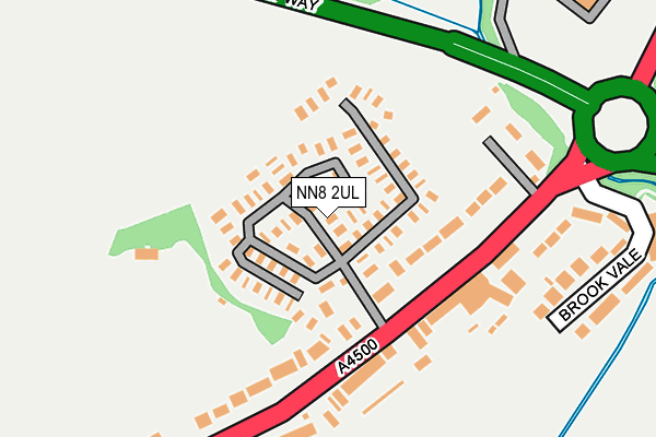 NN8 2UL map - OS OpenMap – Local (Ordnance Survey)