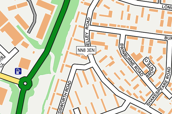 NN8 3EN map - OS OpenMap – Local (Ordnance Survey)