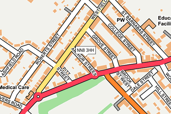 NN8 3HH map - OS OpenMap – Local (Ordnance Survey)