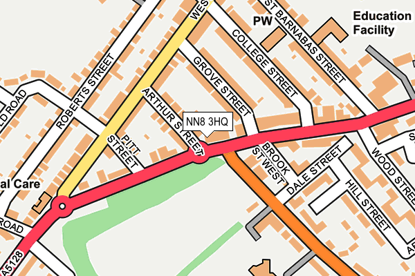 NN8 3HQ map - OS OpenMap – Local (Ordnance Survey)