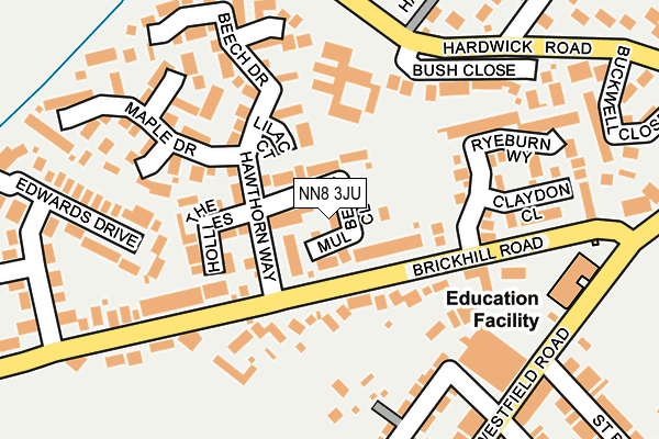 Map of KOTECHA HOMES LTD at local scale