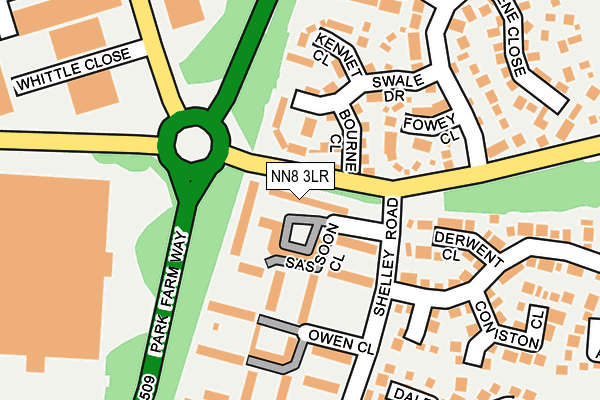 NN8 3LR map - OS OpenMap – Local (Ordnance Survey)