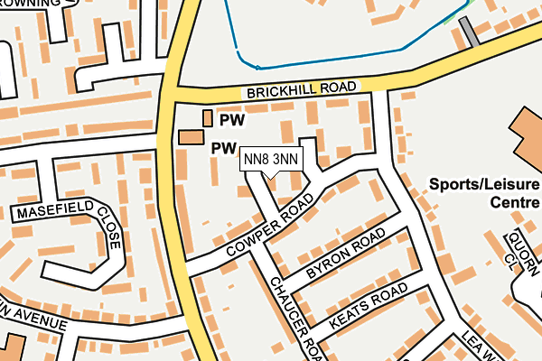 NN8 3NN map - OS OpenMap – Local (Ordnance Survey)