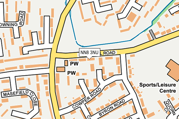 NN8 3NU map - OS OpenMap – Local (Ordnance Survey)
