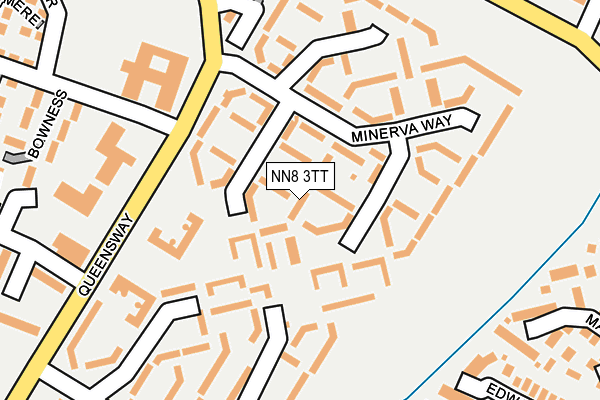 NN8 3TT map - OS OpenMap – Local (Ordnance Survey)