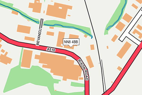 NN8 4BB map - OS OpenMap – Local (Ordnance Survey)