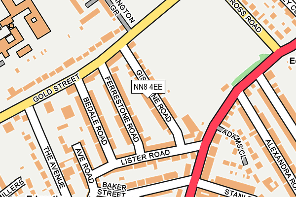 NN8 4EE map - OS OpenMap – Local (Ordnance Survey)