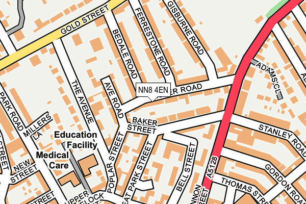 NN8 4EN map - OS OpenMap – Local (Ordnance Survey)