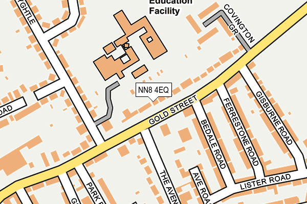 NN8 4EQ map - OS OpenMap – Local (Ordnance Survey)