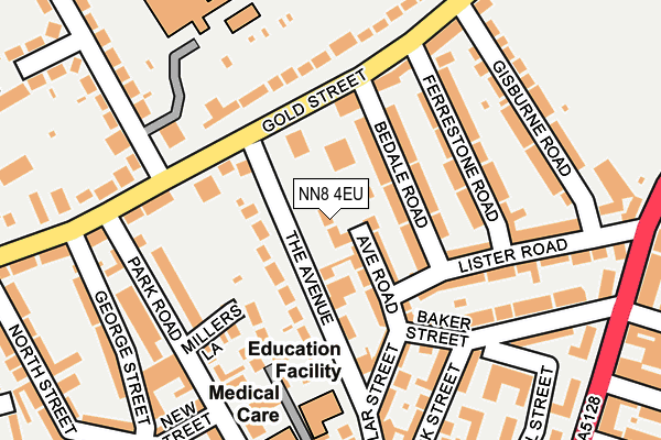 NN8 4EU map - OS OpenMap – Local (Ordnance Survey)