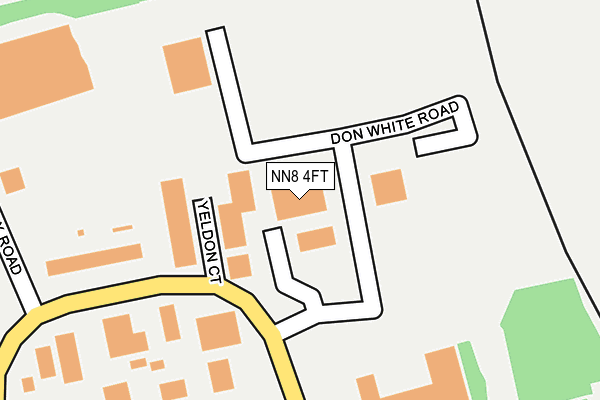 NN8 4FT map - OS OpenMap – Local (Ordnance Survey)