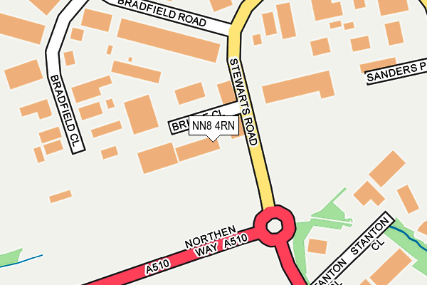 NN8 4RN map - OS OpenMap – Local (Ordnance Survey)