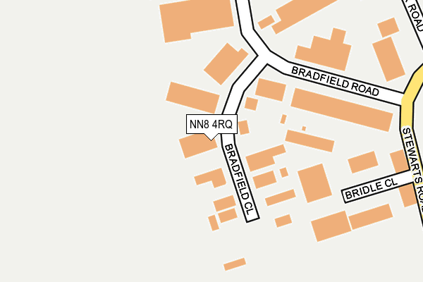 NN8 4RQ map - OS OpenMap – Local (Ordnance Survey)