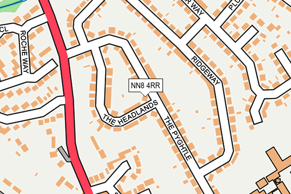 NN8 4RR map - OS OpenMap – Local (Ordnance Survey)