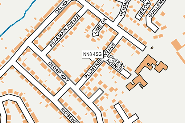 NN8 4SG map - OS OpenMap – Local (Ordnance Survey)