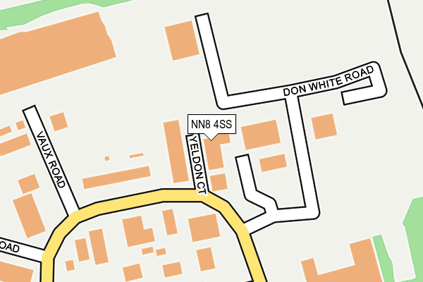NN8 4SS map - OS OpenMap – Local (Ordnance Survey)