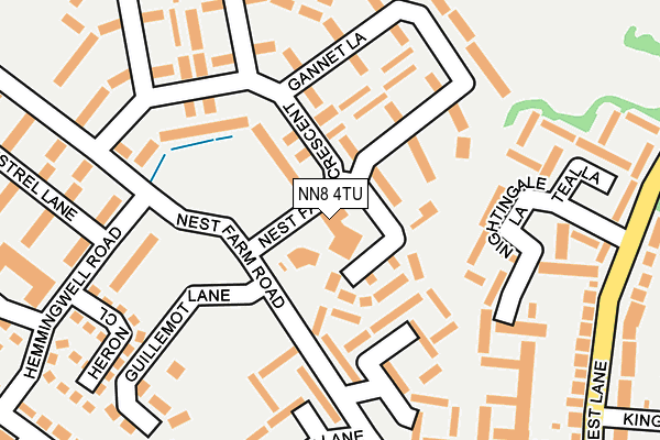 NN8 4TU map - OS OpenMap – Local (Ordnance Survey)