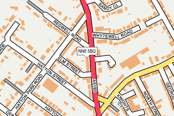 NN8 5BQ map - OS OpenMap – Local (Ordnance Survey)