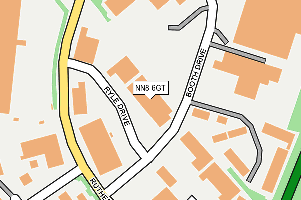NN8 6GT map - OS OpenMap – Local (Ordnance Survey)