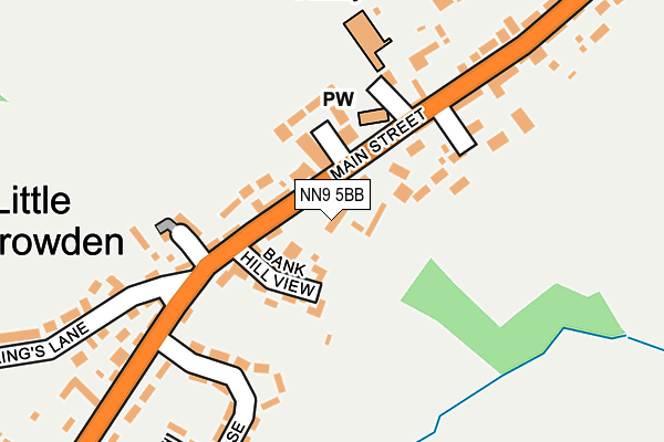 NN9 5BB map - OS OpenMap – Local (Ordnance Survey)