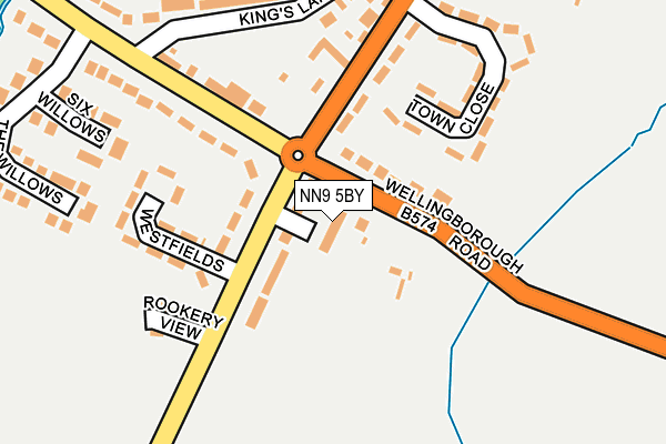 NN9 5BY map - OS OpenMap – Local (Ordnance Survey)