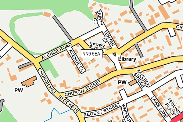 NN9 5EA map - OS OpenMap – Local (Ordnance Survey)