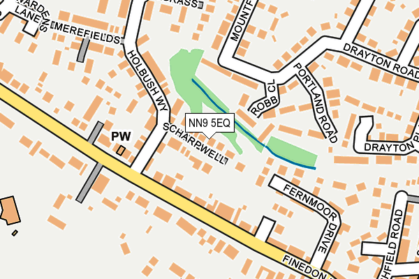 NN9 5EQ map - OS OpenMap – Local (Ordnance Survey)