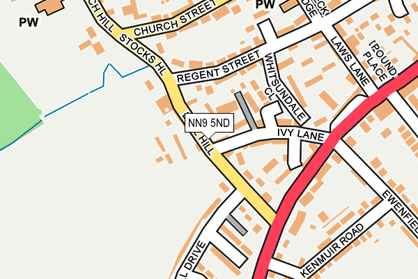 NN9 5ND map - OS OpenMap – Local (Ordnance Survey)