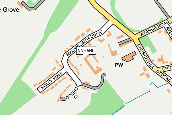 Map of GREENBARN LIMITED at local scale