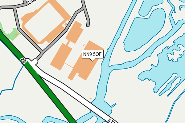 NN9 5QF map - OS OpenMap – Local (Ordnance Survey)