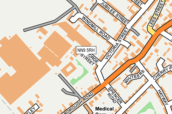NN9 5RH map - OS OpenMap – Local (Ordnance Survey)