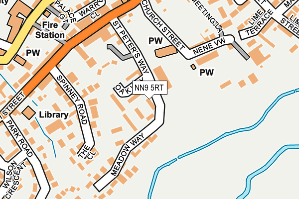 NN9 5RT map - OS OpenMap – Local (Ordnance Survey)