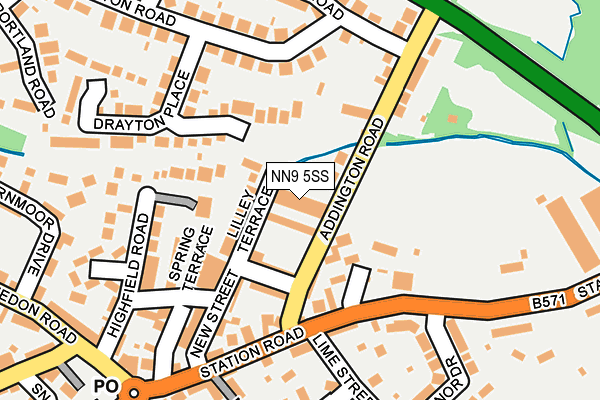 NN9 5SS map - OS OpenMap – Local (Ordnance Survey)