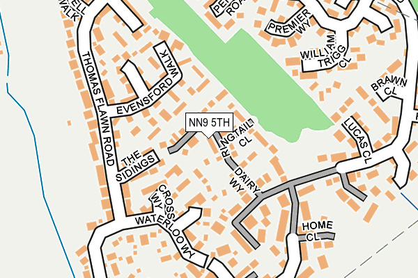 NN9 5TH map - OS OpenMap – Local (Ordnance Survey)