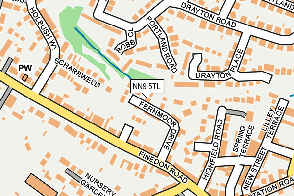NN9 5TL map - OS OpenMap – Local (Ordnance Survey)
