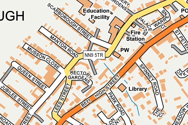NN9 5TR map - OS OpenMap – Local (Ordnance Survey)