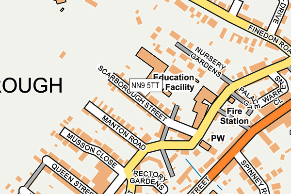 NN9 5TT map - OS OpenMap – Local (Ordnance Survey)