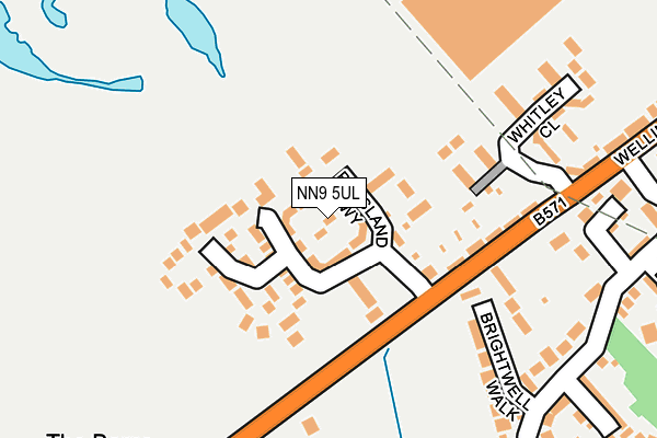 NN9 5UL map - OS OpenMap – Local (Ordnance Survey)
