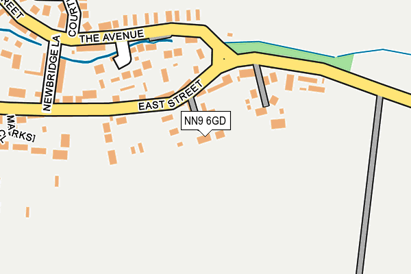 NN9 6GD map - OS OpenMap – Local (Ordnance Survey)