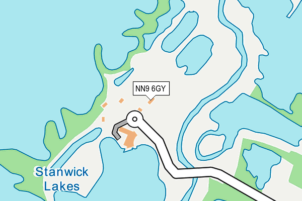 NN9 6GY map - OS OpenMap – Local (Ordnance Survey)