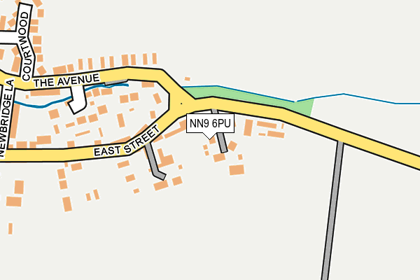 NN9 6PU map - OS OpenMap – Local (Ordnance Survey)