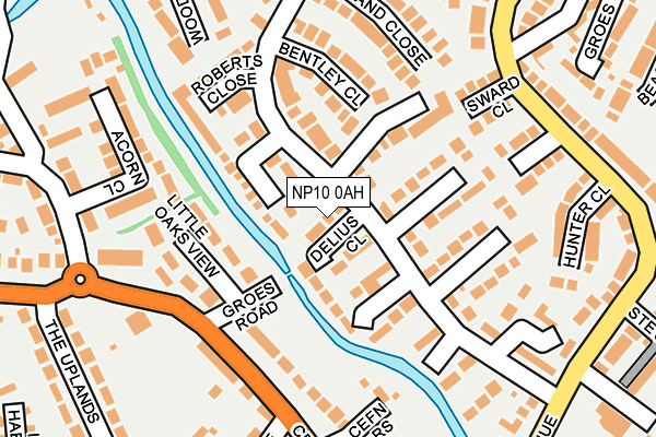 NP10 0AH map - OS OpenMap – Local (Ordnance Survey)