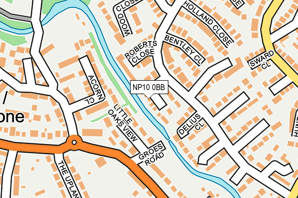 NP10 0BB map - OS OpenMap – Local (Ordnance Survey)