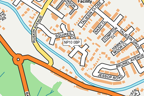 NP10 0BP map - OS OpenMap – Local (Ordnance Survey)
