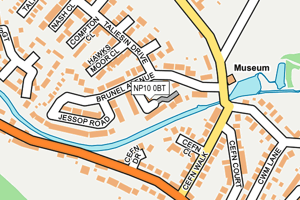 NP10 0BT map - OS OpenMap – Local (Ordnance Survey)