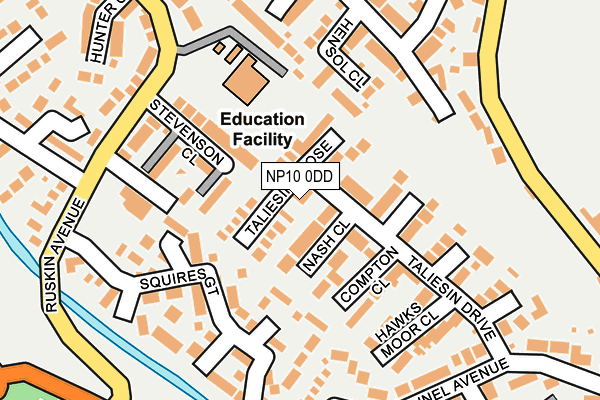 NP10 0DD map - OS OpenMap – Local (Ordnance Survey)